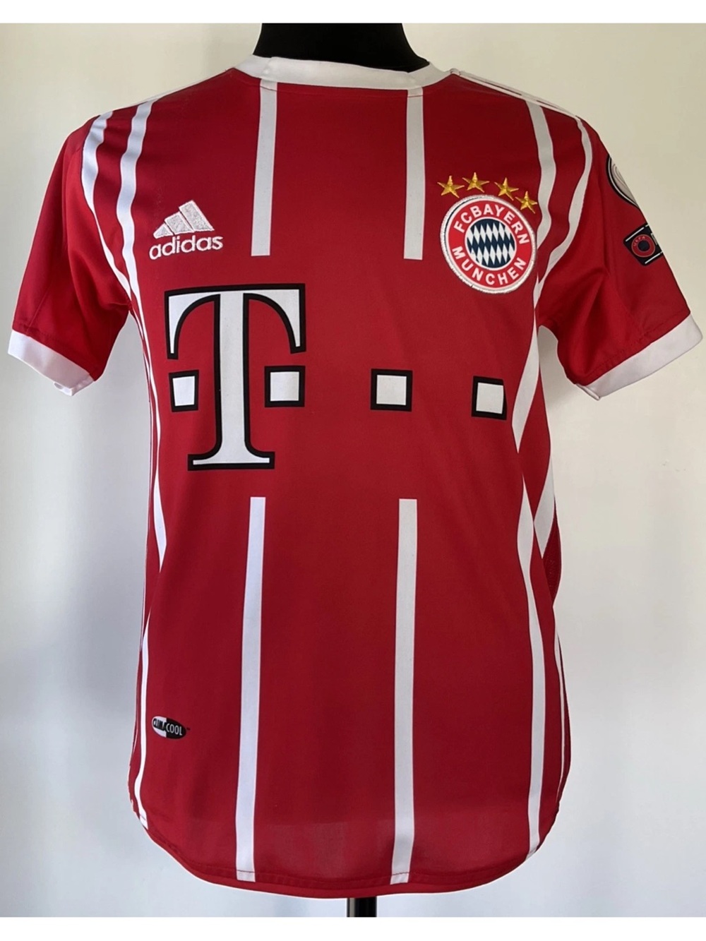 ADIDAS FC BAYERN MUNCHEN GERMANY T-MOBILE SOCCER FUTBOL JERSEY SIZE MEDIUM